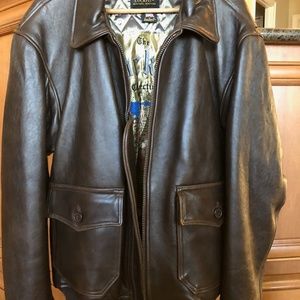 Cockpit USA's G1 bomber - Size XL  Deer tanned